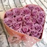 Коробочка-сердце из роз Откровенное признание - Коробочка-сердце из роз Откровенное признание