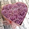 Коробочка-сердце из роз Откровенное признание - Коробочка-сердце из роз Откровенное признание