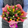 Букет Разноцветные тюльпаны - Букет Разноцветные тюльпаны