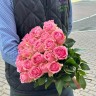 Розовые розы Кения (50 см.)  - Розовые розы Кения (50 см.) 