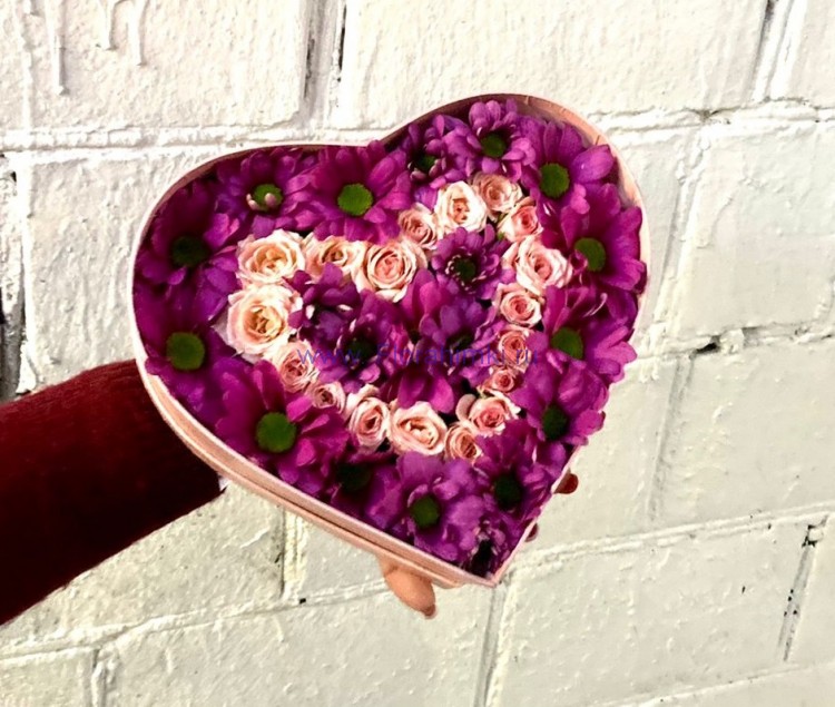 Коробочка-сердце Первая любовь Коробочка-сердце в подарок на 14 февраля
