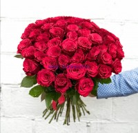 Красные розы Кения (40 см.)