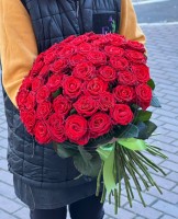 Букет из 35 красных роз  