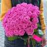 Букет из 35 розовых роз  - Букет из 35 розовых роз 