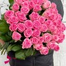 Букет из 35 розовых роз  - Букет из 35 розовых роз 